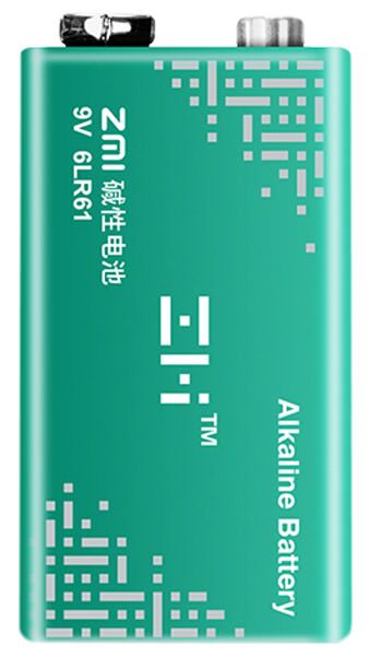 Батарейка КРОНА - ZMI Alkaline 6LR61 9V (Green) - 4