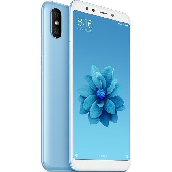 Смартфон Xiaomi Mi A2 128GB/6GB (Blue/Голубой)  - характеристики и инструкции - 2