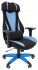 Игровое кресло Chairman game 14 чёрное/голубое RU - 3