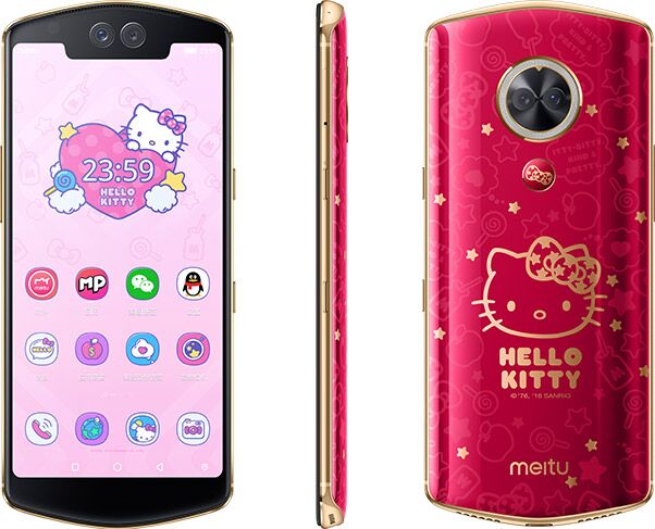 Смартфон Meitu T9 Hello Kitty 128GB/4GB (Red/Красный) 