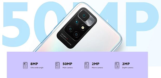 Смартфон Redmi 10 4/64GB RU (White) 10 - характеристики и инструкции - 8