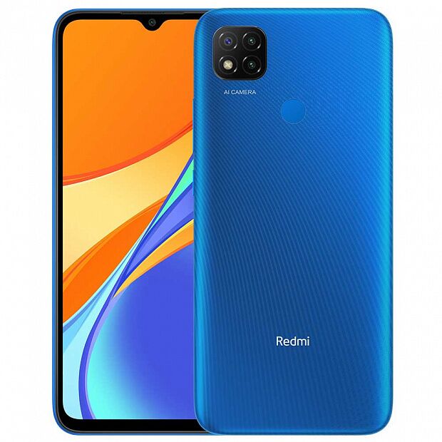 Смартфон Redmi 9C 3/64GB NFC (Blue) RU - 1
