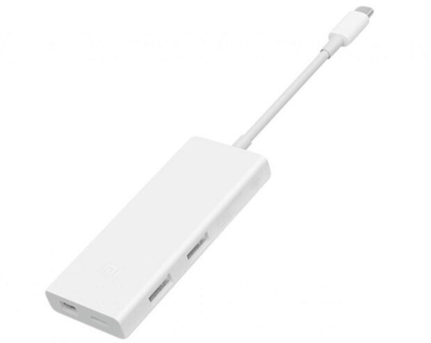 Адаптер Mijia Type-C to USB-A And USB-C And Mini Display Port Converter (White/Белый) - 2