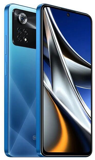 Смартфон Poco X4 Pro 5G 6Gb/128Gb RU (Laser Blue) - 1