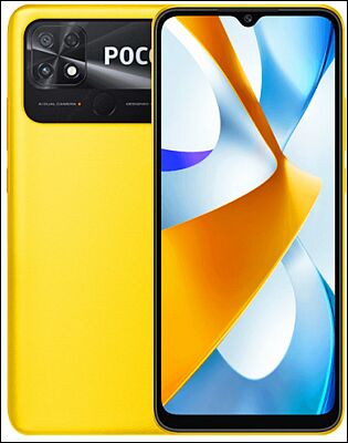 Смартфон POCO C40 3/32 ГБ RU, желтый POCO