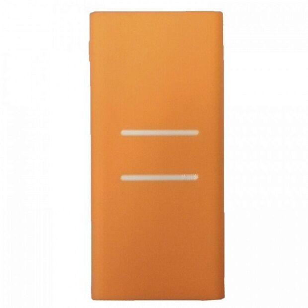 Силиконовый чехол для Xiaomi Mi Power Bank 2C 20000 mAh (Orange/Оранжевый) - 2