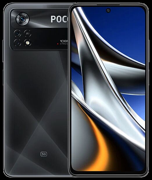 Смартфон Poco X4 Pro 5G 6/128 ГБ Global, лазерный чёрный Poco X4 Pro - характеристики и инструкции - 1