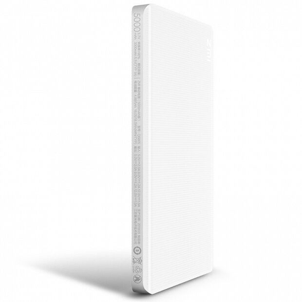 Xiaomi ZMI Power Bank 5000 mAh Bidirectional Quick Charge (White/Белый) 