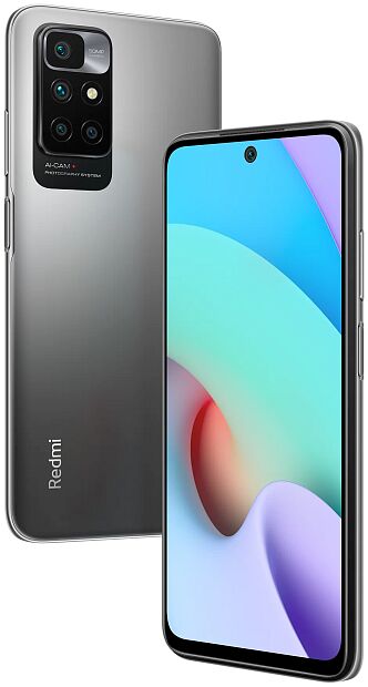 Смартфон Redmi 10 4/64GB, carbon gray - 1