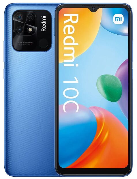 Смартфон Redmi 10C 4Gb/64Gb RU (Ocean Blue) - 1