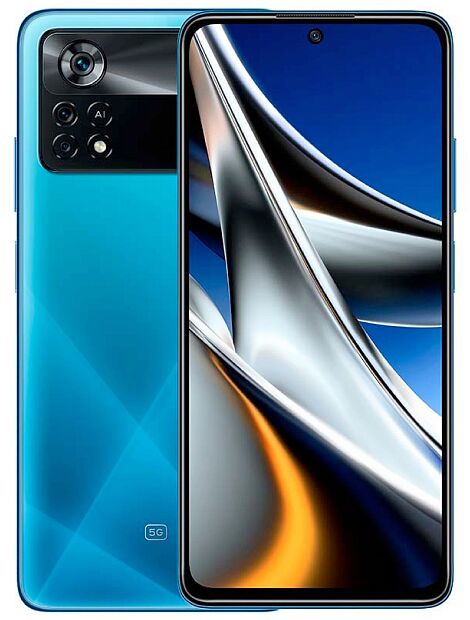 Смартфон Poco X4 Pro 5G 6Gb/128Gb (Laser Blue) - 11