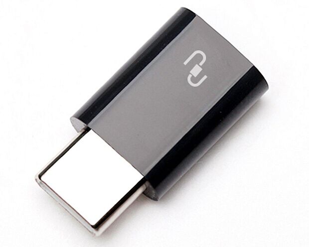 Переходник/адаптер Xiaomi Adapter Micro USB/Type-C (Black/Черный) - 4