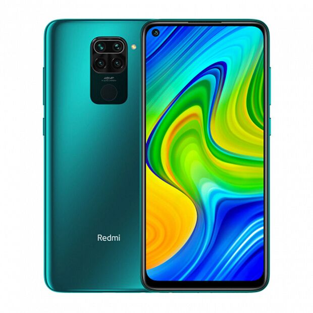 Смартфон Redmi Note 9 64GB/3GB (Green/Зеленый) - 1