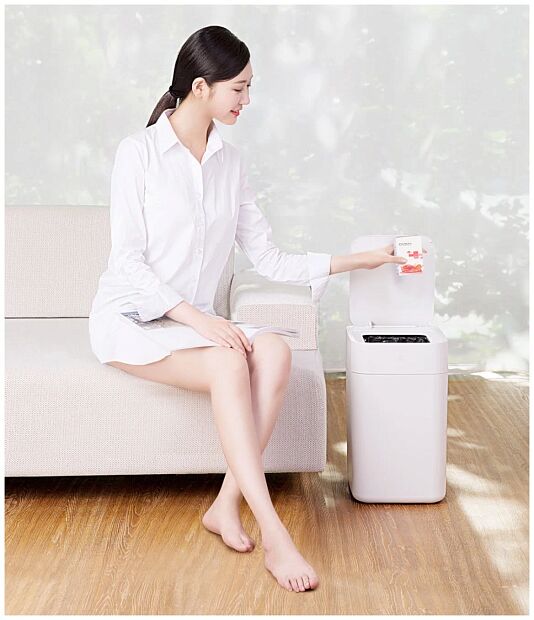 Xiaomi Townew T1 Smart Trash Smart Bin (White) - 7