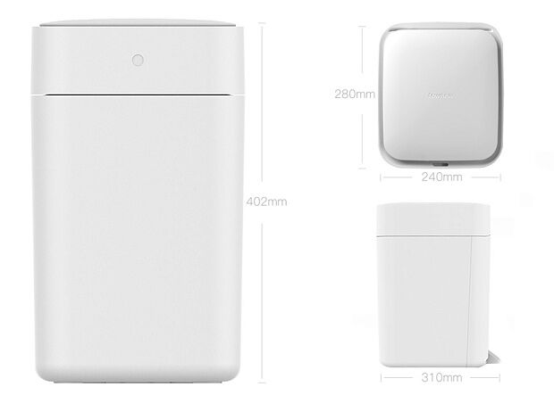 Xiaomi Townew T1 Smart Trash Smart Bin (White) - 9
