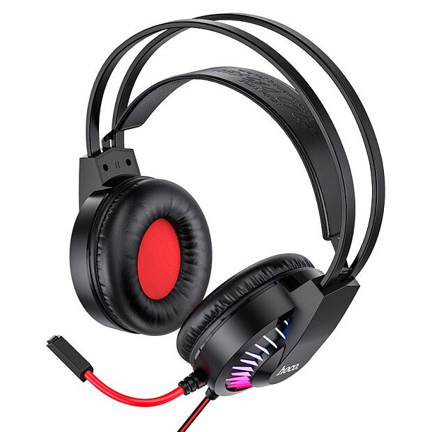 Компьютерная гарнитура Hoco W105 Joyful Gaming Headphones (Red) - 1