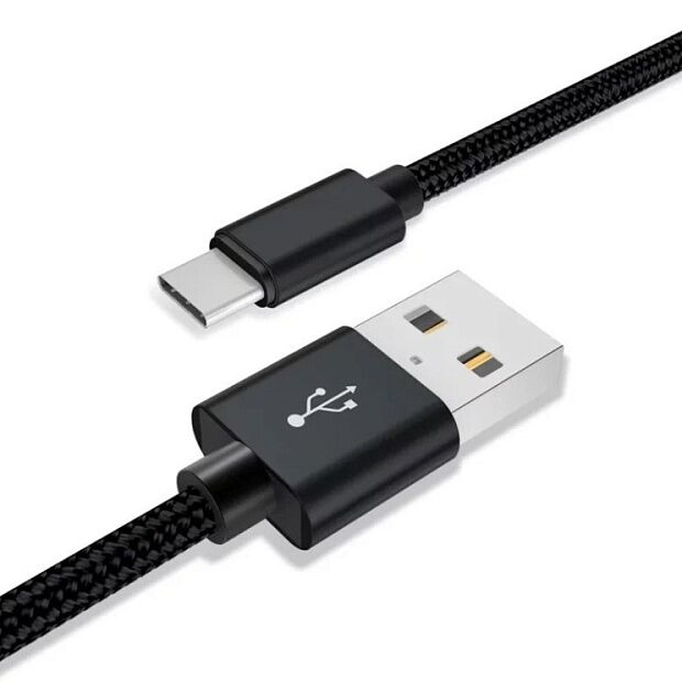 Кабель Xiaomi Mi Braided USB Type-C Cable 1m (Black) - 4