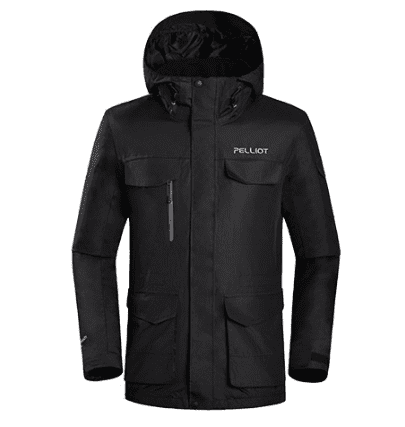 Куртка Pelliot Tooling Waterproof And Breathable Warm Jacket (Black/Черный) 