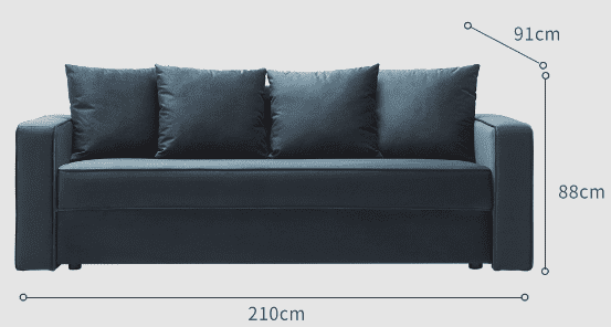Диван Yang Zi Storage Sofa (Green/Зеленый) - 2