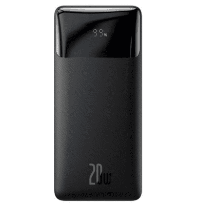 Портативный аккумулятор BASEUS Bipow Digital Display 20W, 3A, 10000 мАч, черный - 1