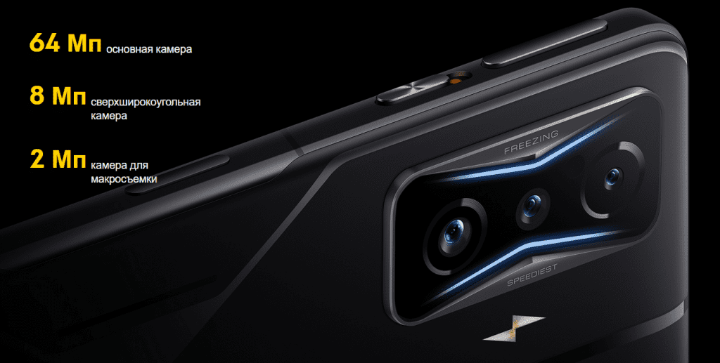 Информация о характеристиках фотокамер смартфона Poco F4 GT 