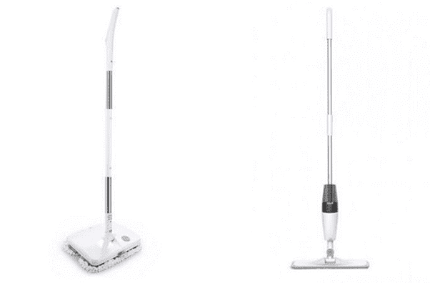 Сравнение дизайна швабр SWDK Electric Mop D260 и Deerma Spray Mop
