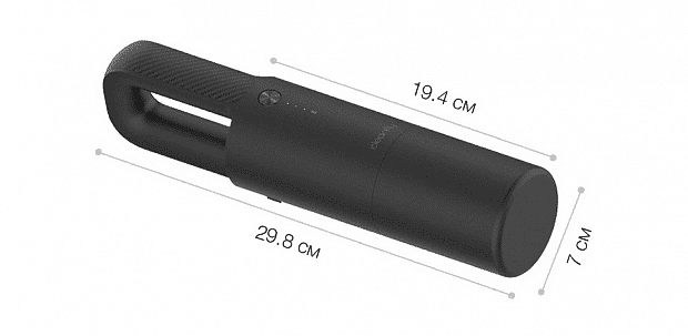 Портативный пылесос для автомобиля CleanFly FVQ Portable Vacuum Cleaner (Black/Черный) - 1