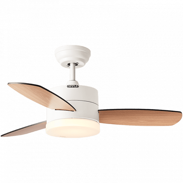 Вентилятор c подсветкой Opple Wood Leaf Fan Light Pure Static Series 36 Inch (Brown) 