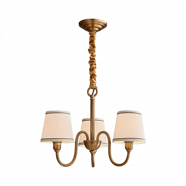Люстра Huayi American Style Luxury Chandelier 3 Of Lamps (Brown/Коричневый) 