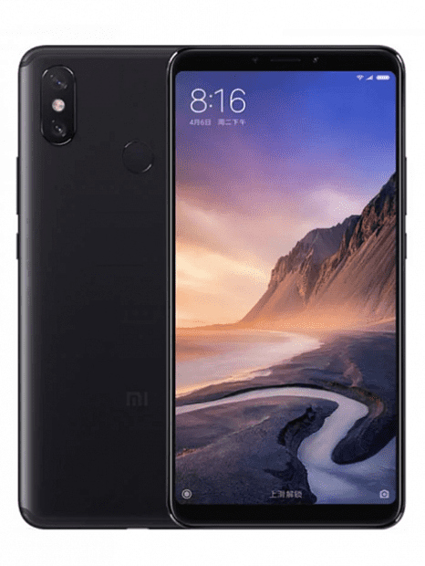 Смартфон Xiaomi Mi Max 3 64GB/4GB (Black/Черный) - 1