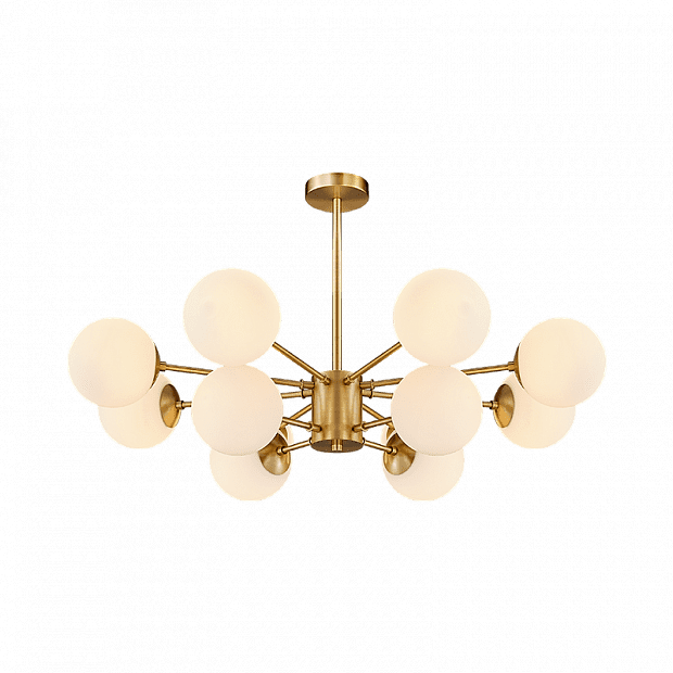 Люстра Huayi Nordic Simple Chandelier 12 Of Lamps (Gold/Золотой) - 1