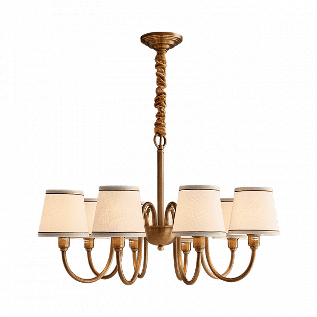 Люстра Huayi American Style Luxury Chandelier 8 Of Lamps (Brown/Коричневый) 