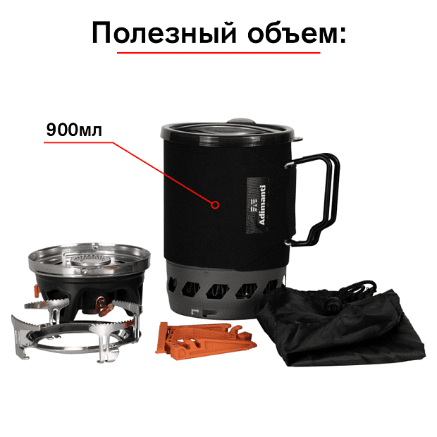 Система приготовления пищи Adimanti AD-10 1100 мл, цвет черный, AD-10 - 2