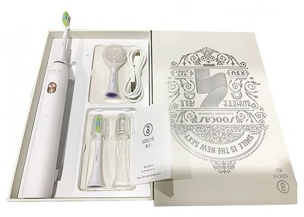 Электрическая зубная щетка Soocas Sonic Electric Toothbrush X3U (White Set) - 2